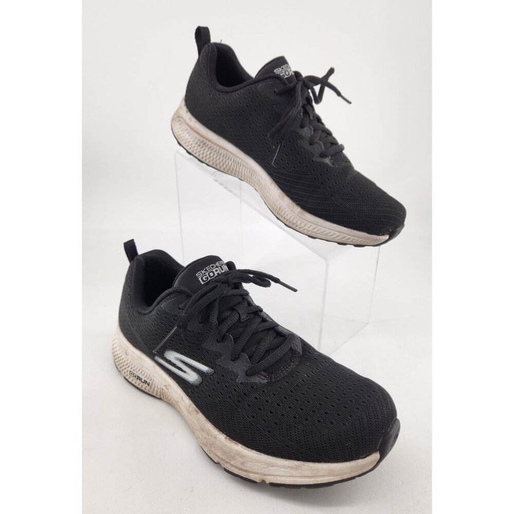 Skechers Go Run Women’s Size 8 Black Lace Up Athletic Comfort Shoe